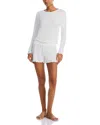 Aqua Sleep Pointelle Lounge Pajama Set - Exclusive In Ivory