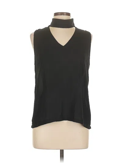 Pre-owned Aqua Sleeveless Blouse In Black