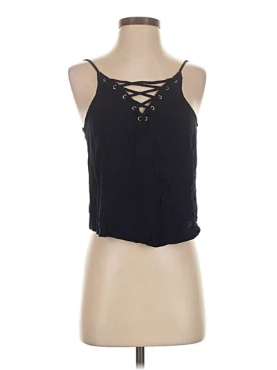 Pre-owned Aqua Sleeveless Blouse In Black
