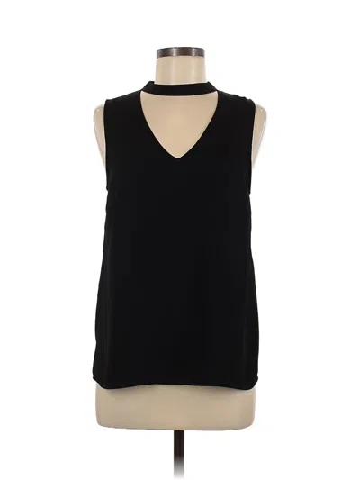 Pre-owned Aqua Sleeveless Blouse In Black