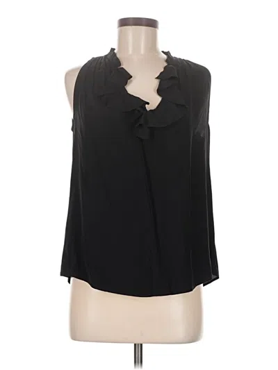 Pre-owned Aqua Sleeveless Blouse In Black