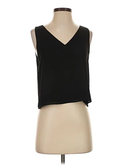 Pre-owned Aqua Sleeveless Blouse In Black