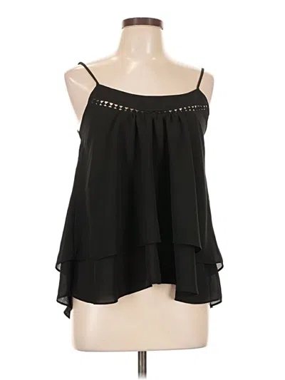 Pre-owned Aqua Sleeveless Blouse In Black