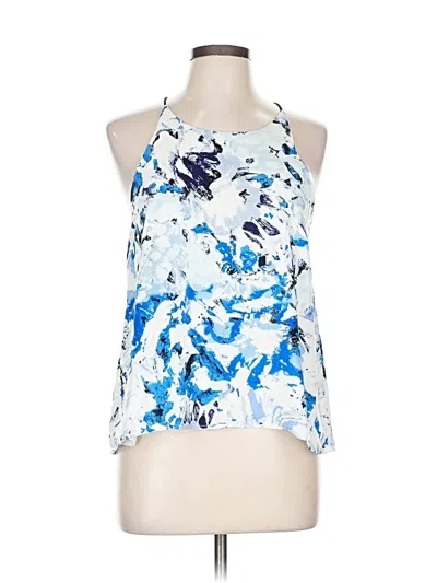 Pre-owned Aqua Sleeveless Blouse In Blue