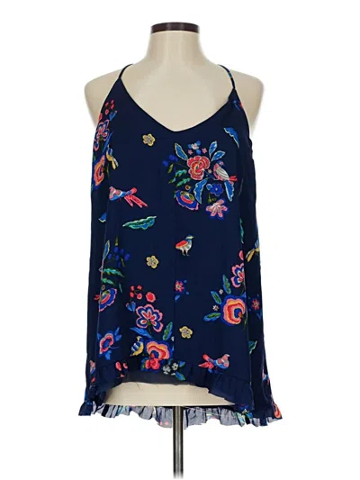 Pre-owned Aqua Sleeveless Blouse In Blue