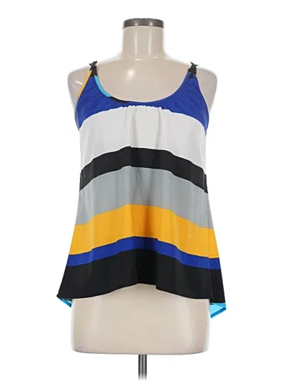 Pre-owned Aqua Sleeveless Blouse In Blue