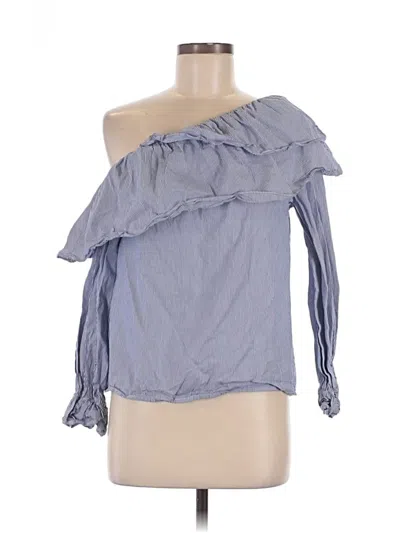 Pre-owned Aqua Sleeveless Blouse In Blue