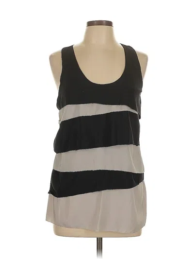Pre-owned Aqua Sleeveless Blouse In Gray