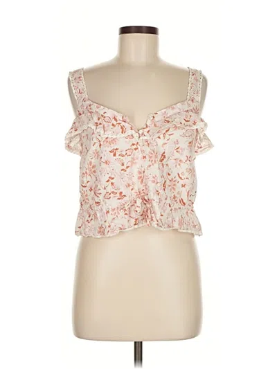 Pre-owned Aqua Sleeveless Blouse In Orange