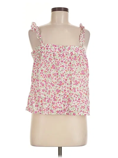 Pre-owned Aqua Sleeveless Blouse In Pink