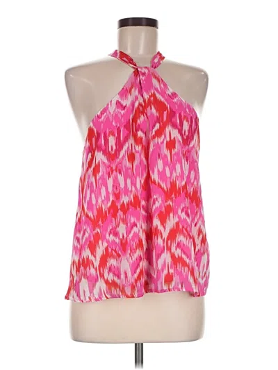 Pre-owned Aqua Sleeveless Blouse In Pink