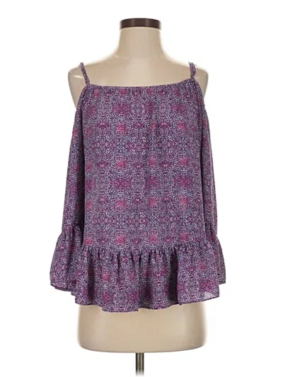 Pre-owned Aqua Sleeveless Blouse In Purple