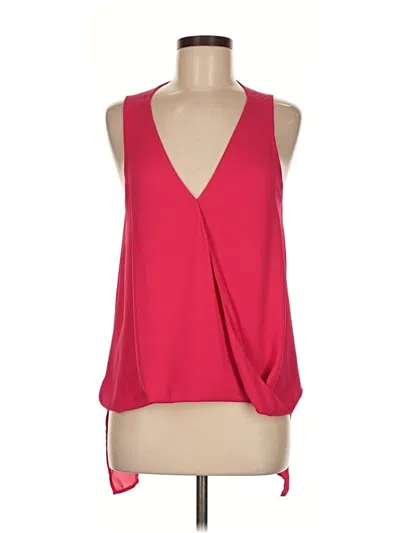Pre-owned Aqua Sleeveless Blouse In Red