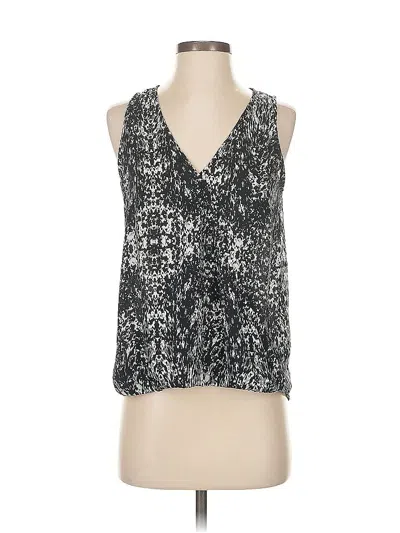 Pre-owned Aqua Sleeveless Blouse In Silver