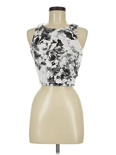 Pre-owned Aqua Sleeveless Blouse In Silver