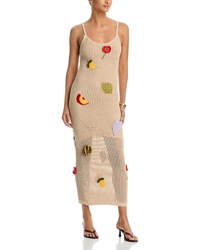 Aqua Sleeveless Knit Dress - Exclusive In Neutral