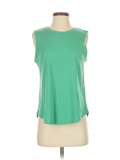 Pre-owned Aqua Sleeveless T-shirt In Green