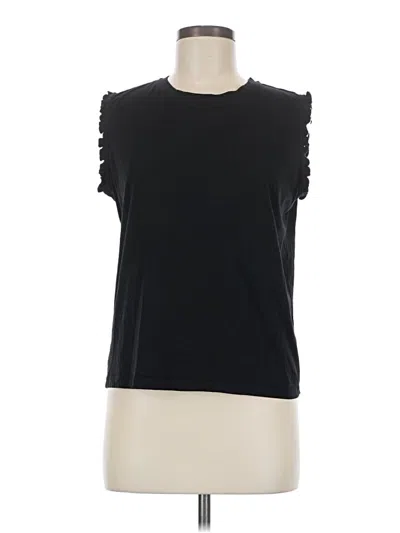 Pre-owned Aqua Sleeveless T-shirt In Black