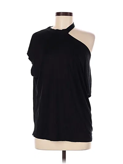 Pre-owned Aqua Sleeveless T-shirt In Black