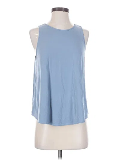 Pre-owned Aqua Sleeveless T-shirt In Blue
