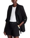 Aqua Slouchy Blazer - Exclusive In Black