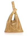 Aqua Small Crystal Evening Bag - Exclusive In Gold
