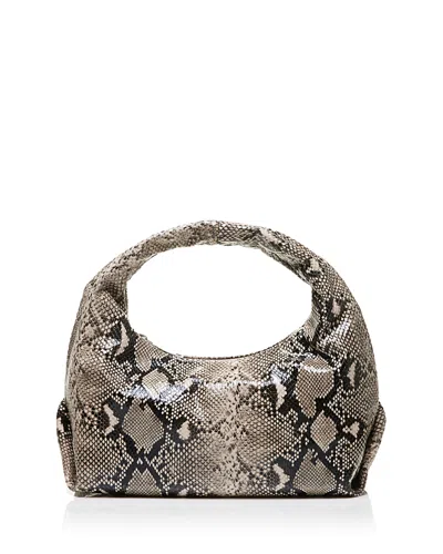 Aqua Small Hobo Bag - Exclusive In Snake