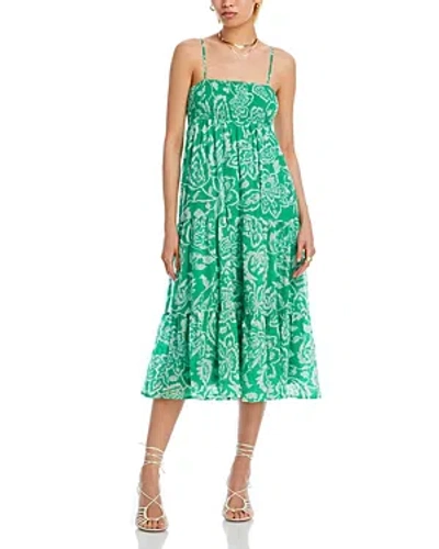 Aqua Smocked Midi Dress - 100% Exclusive In Green