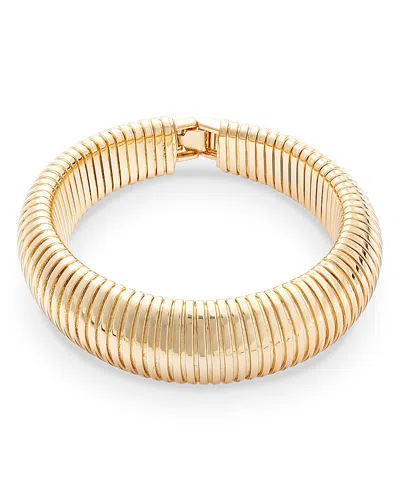 Aqua Snake Chain Flex Bracelet - Exclusive In Gold