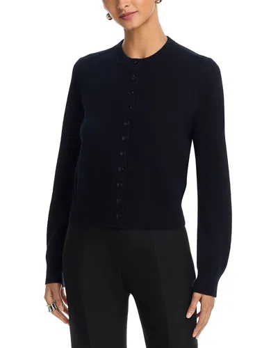 Aqua Snap Closed Cardigan - Exclusive In Black