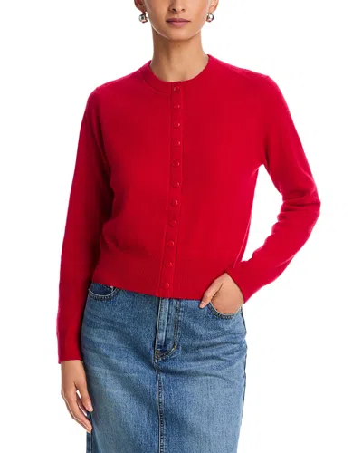 Aqua Snap Closed Cardigan - Exclusive In Red