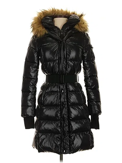Pre-owned Aqua Snow Jacket In Black