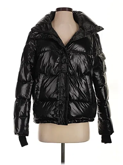 Pre-owned Aqua Snow Jacket In Black