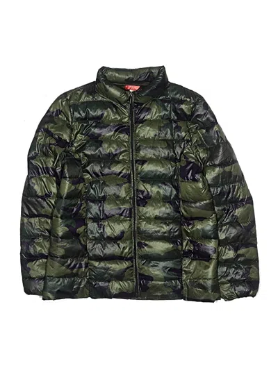 Pre-owned Aqua Kids' Snow Jacket In Green