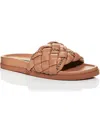 Aqua Sofia Womens Slip On Chain Slide Sandals In Multi