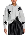 Aqua Star Hoodie Sweater - Exclusive In Black/grey