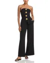 Aqua Strapless Jumpsuit - Exclusive In Black