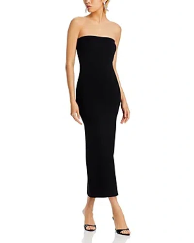 Aqua Striped Column Dress - 100% Exclusive In Black