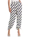 Aqua Striped Pants - Exclusive In Navy Stripe