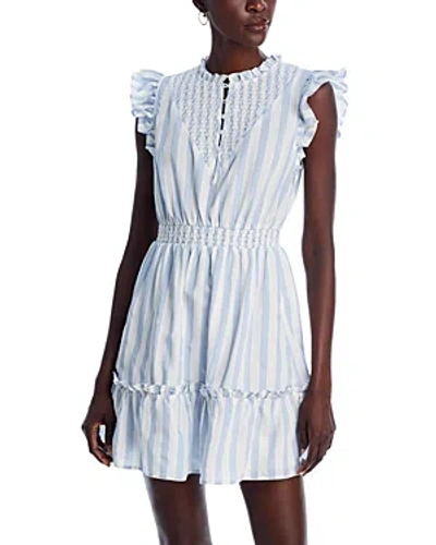 Aqua Striped Smocked Dress - 100% Exclusive In Blue/white
