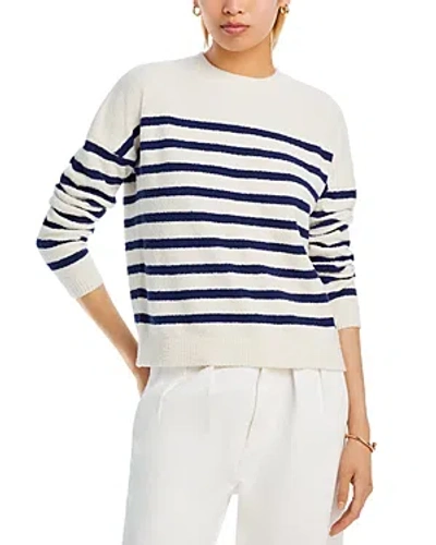 Aqua Striped Sweater - 100% Exclusive In White/navy