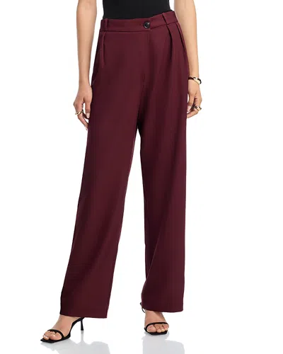 Aqua Suit Pants - Exclusive In Burgundy
