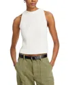 Aqua Sweater Tank Top - Exclusive In White