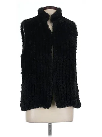 Pre-owned Aqua Sweater Vest In Black