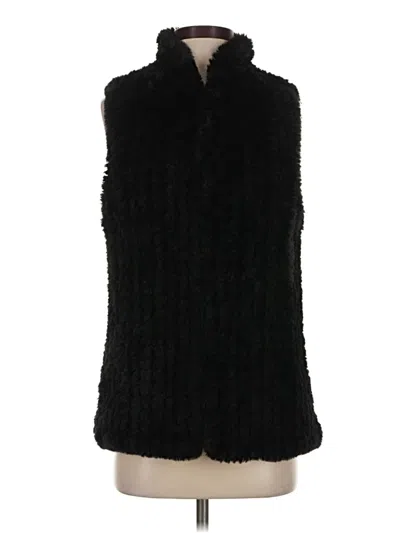Pre-owned Aqua Sweater Vest In Black