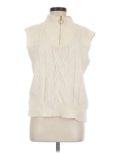 Pre-owned Aqua Sweater Vest In Ivory