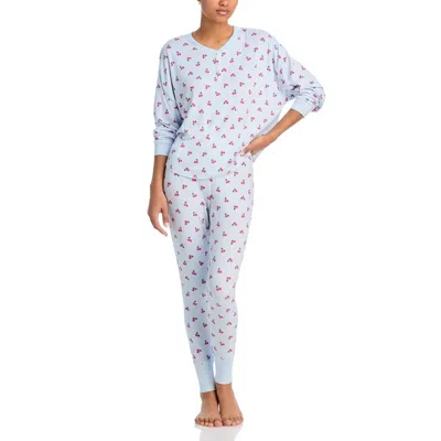 Aqua Sweet & Sassy Pajama Set In Blue