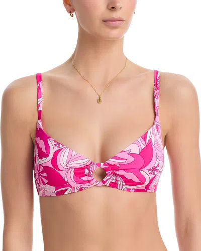 Aqua Swim Ring Bralette Bikini Top - Exclusive In Multi