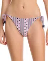 Aqua Swim String Bikini Bottom - Exclusive In Multi