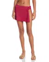 Aqua Swim Wrap Swim Cover-up - Exclusive In Burgundy